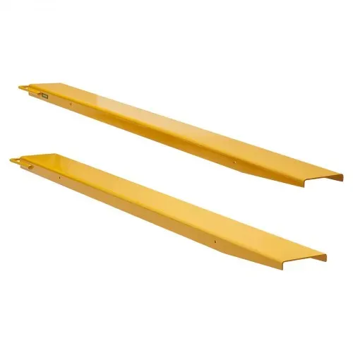VEVOR 2er-Set Gabelverlängerungen 1820 mm Zinkenverlängerung 1,815 Tonnen Tragfähigkeit Gabelzinken Q235 Kohlenstoffstahl einteiliges Design Palettengabelverlängerung Kompatibel mit 127 mm Gabeln – Bild 10