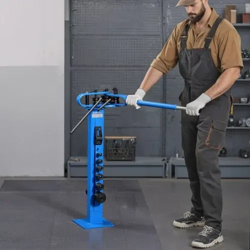 VEVOR Rohrbieger, Rohrbiegegerät mit max. 50,8 mm Außendurchmesser & 14 Biegematrizen, 200° Rohrbiegewerkzeug für Kupfer-, Aluminium- & Eisenrohre, HVAC-, Klimaanlagen-, Kühlschrank- & Autoreparatur – Bild 7