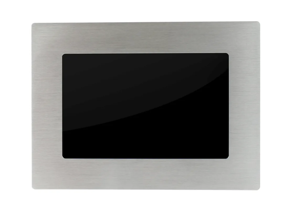 ALLNET Touch Display Tablet 12 Zoll zbh. Blende für Einbaurahmen, silber breit – Bild 2