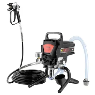 VEVOR Tragbares Airless-Farbspritzgerät, 950 W, 3000 psi, Hocheffizientes Elektrisches Spritzgerät, Farbspritzgeräte Spritzlackiermaschine Hochdruck-Airless-Farbsprühsystem mit 15 m Schlauchlänge VEVOR Tragbares Airless-Farbspritzgerät, 950 W, 3000 psi, Hocheffizientes Elektrisches Spritzgerät, Farbspritzgeräte Spritzlackiermaschine Hochdruck-Airless-Farbsprühsystem mit 15 m Schlauchlänge