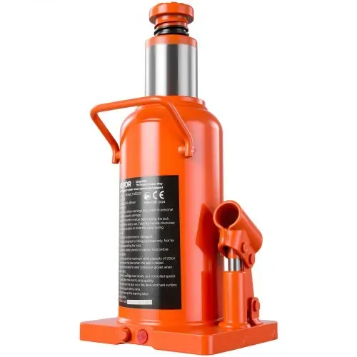 VEVOR Hydraulischer Flaschenheber 20 t Hubbereich 245–465 mm Wagenheber für Baufahrzeuge Schwerlastwagen Busse und Fahrzeugreparaturen, mit Überlastschutzventil Verbreiterter Basis und Langem Griff – Bild 8