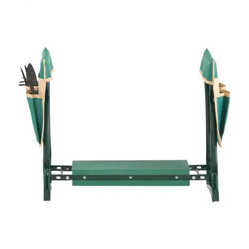 VEVOR Kniebank 590x290x490mm, Kniekissen 152 mm Kniepolster, Kniehilfe Gartenarbeit bis 150 kg, klappbarer Gartensitz mit 2 Werkzeugtaschen, Arbeitshocker lindert Knie- und Rückenschmerzen – Bild 10