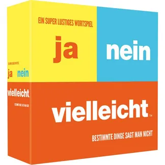 Ja nein vielleicht – Bestimmte Dinge sagt man nicht, Partyspiel Ja nein vielleicht – Bestimmte Dinge sagt man nicht, Partyspiel