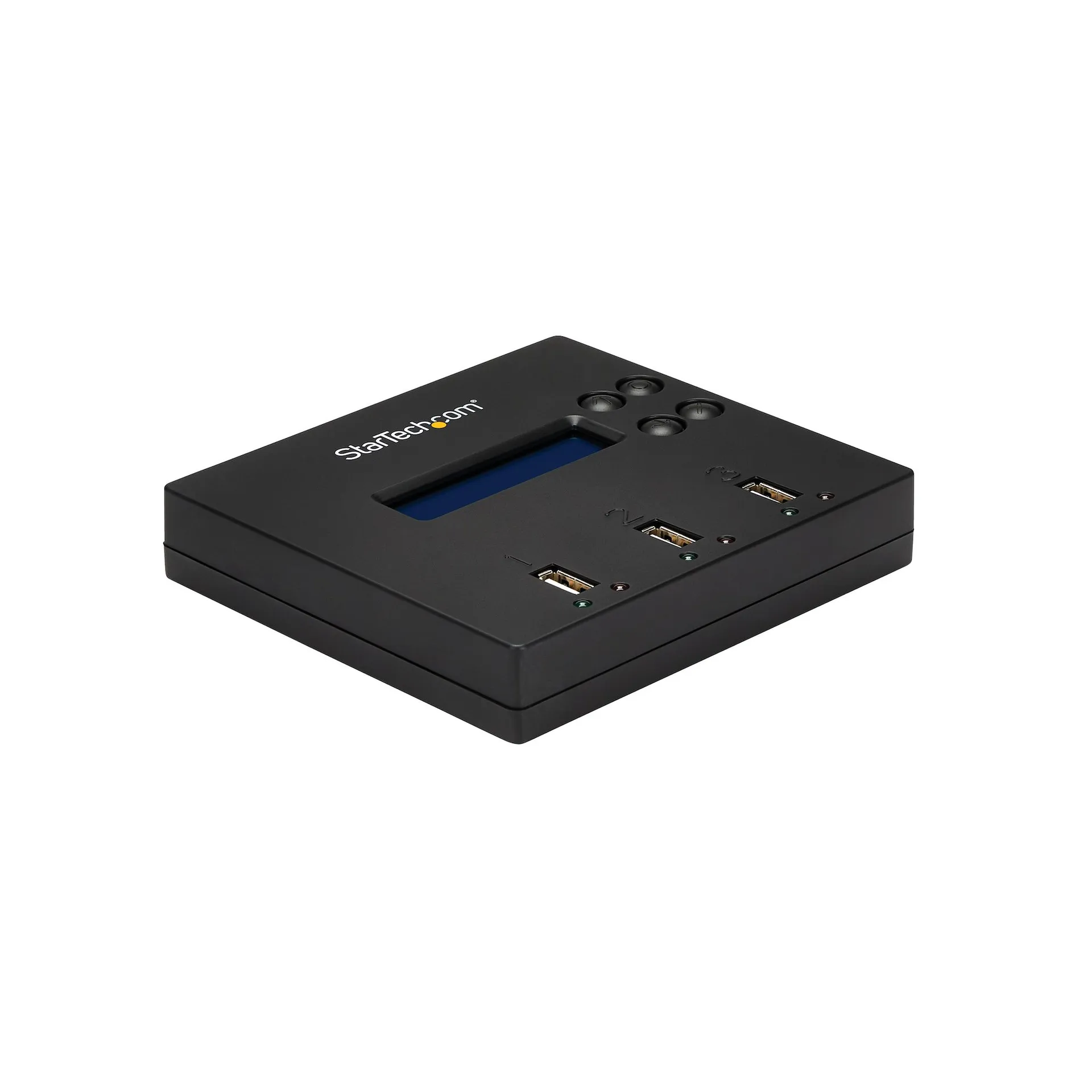 StarTech.com 1:2 USB Stick Klonstation und Löscher, Kopierer für mehrere USB Laufwerke, System and File und Sector-by-Sector Kopieren, 1,5 GB/min, 3-Pass Löschen, LCD Display – Bild 6