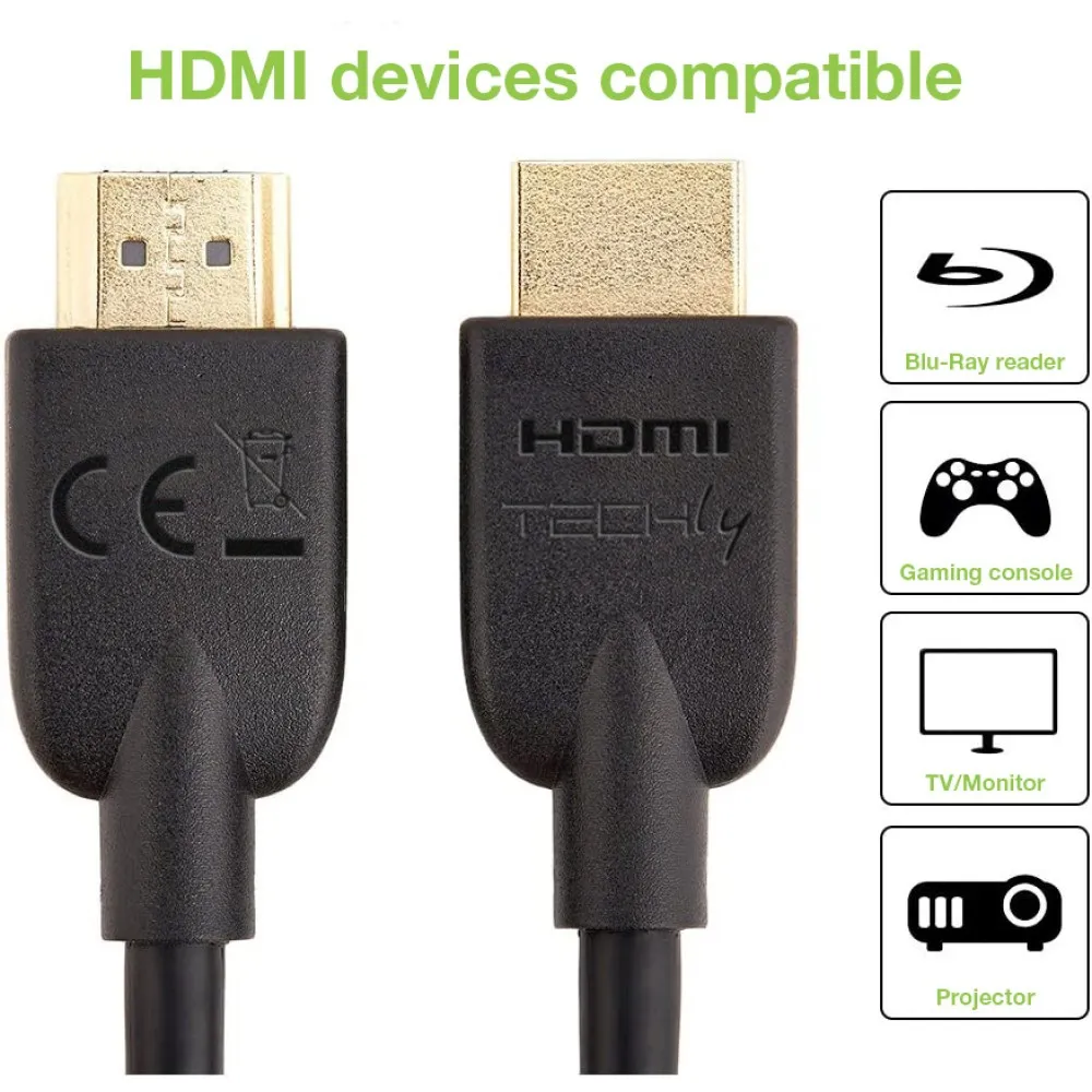 Techly ICOC HDMI2-4-020T HDMI-Kabel 2 m HDMI Typ A (Standard) Schwarz – Bild 7