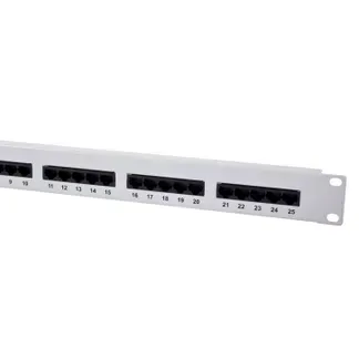 Patch Panel 25xTP, CAT3, ISDN, 19″, Lichtgrau Synergy 21, Patch Panel 25xTP, CAT3, ISDN, 19″, Lichtgrau Synergy 21,