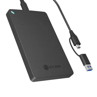ICY BOX IB-201T-CU31, ext. 2.5″ SATA Gehäuse, USB 3.2 Gen 2 bis zu 10 Gbit/s, Werkzeuglos, Kunststoff, schwarz ICY BOX IB-201T-CU31, ext. 2.5″ SATA Gehäuse, USB 3.2 Gen 2 bis zu 10 Gbit/s, Werkzeuglos, Kunststoff, schwarz