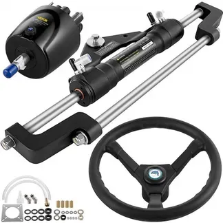 VEVOR Hydraulisches Lenkset 300 PS, Hydraulisches Bootslenkset Helmpumpe, Hydraulisches Bootslenkset ohne Hydraulischen Lenkschlauch für Bootslenksystem VEVOR Hydraulisches Lenkset 300 PS, Hydraulisches Bootslenkset Helmpumpe, Hydraulisches Bootslenkset ohne Hydraulischen Lenkschlauch für Bootslenksystem