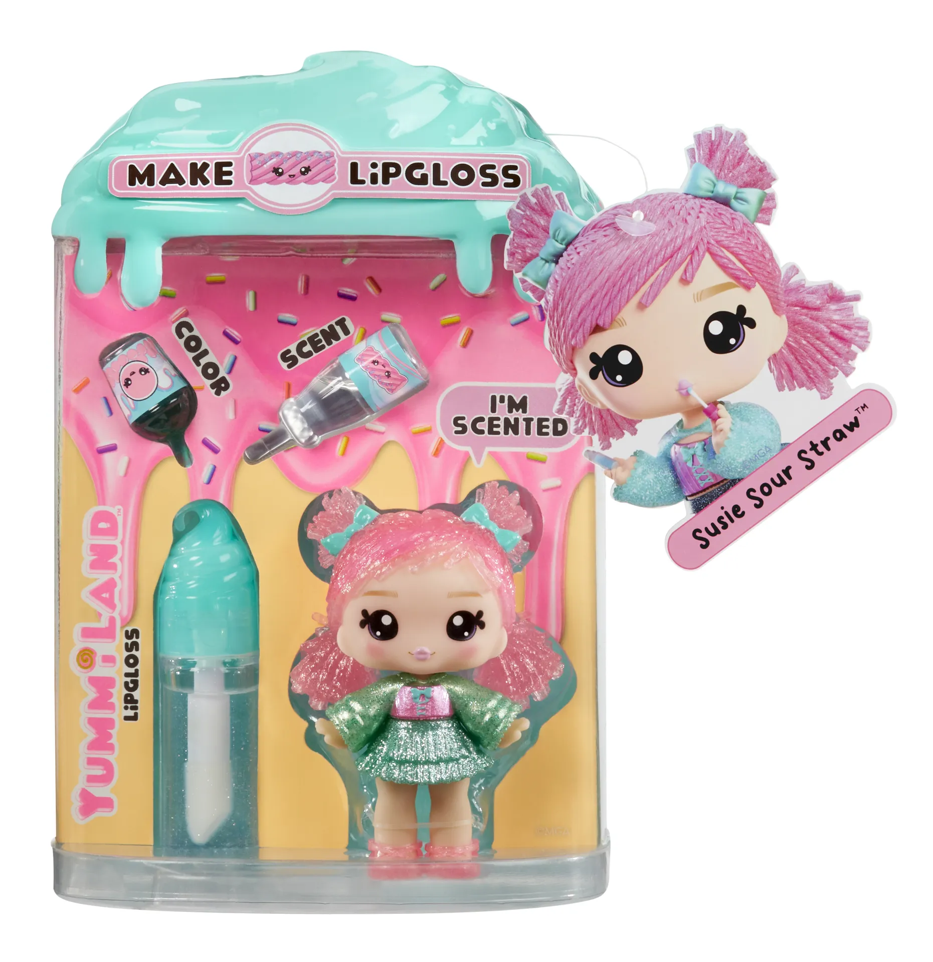 MGA Entertainment Yummiland Lip Gloss Doll Series 2- Licorice (Susie Sour Straw) – Bild 6