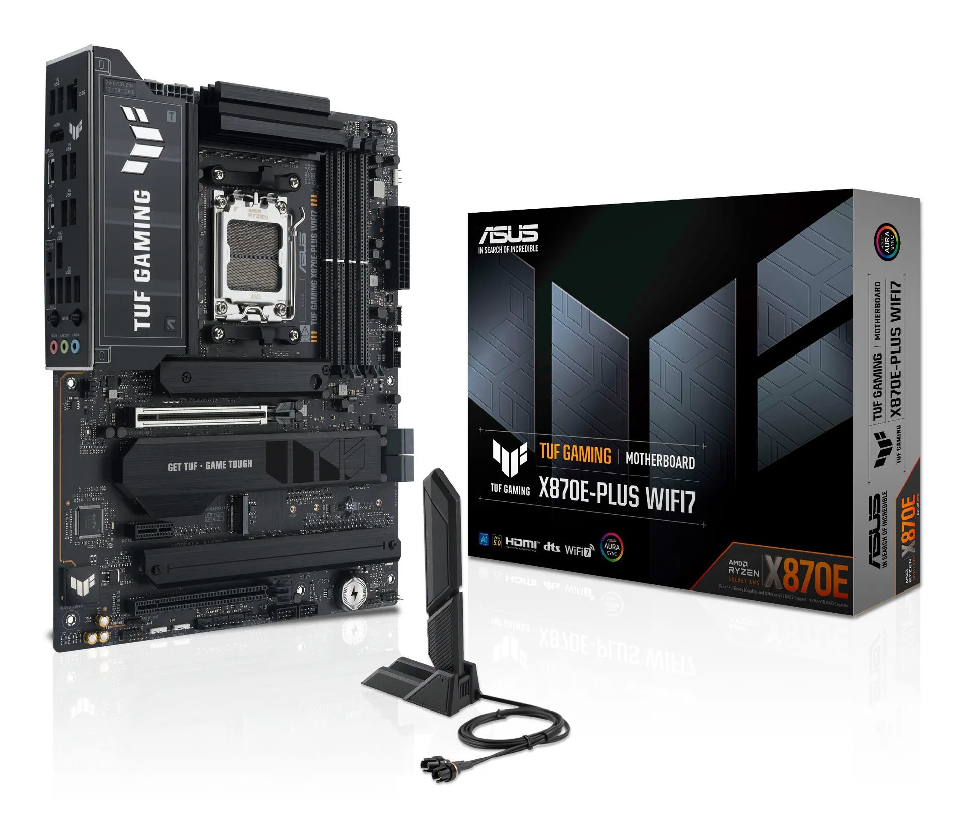ASUS TUF GAMING X870E-PLUS WIFI7 AMD X870E Sockel AM5 ATX – Bild 2