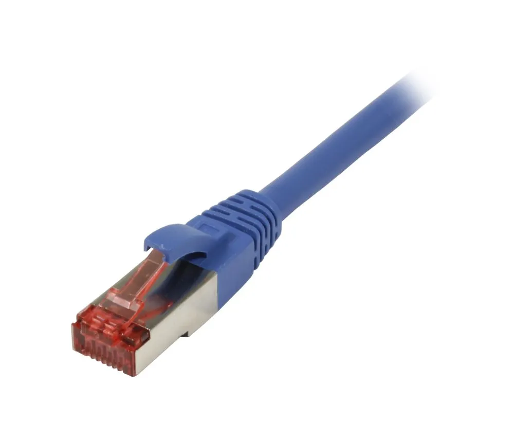 Patchkabel RJ45, CAT6 250Mhz, 0.25m blau, S-STP(S/FTP), LSZH, Synergy 21, Patchkabel RJ45, CAT6 250Mhz, 0.25m blau, S-STP(S/FTP), LSZH, Synergy 21,