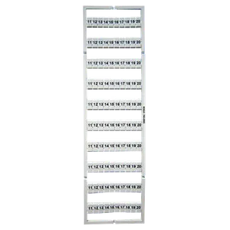 WMB-Beschriftungskarte WAGO, als Karte, nicht dehnbar, aufrastbar, bedruckt WMB-Beschriftungskarte WAGO, als Karte, nicht dehnbar, aufrastbar, bedruckt