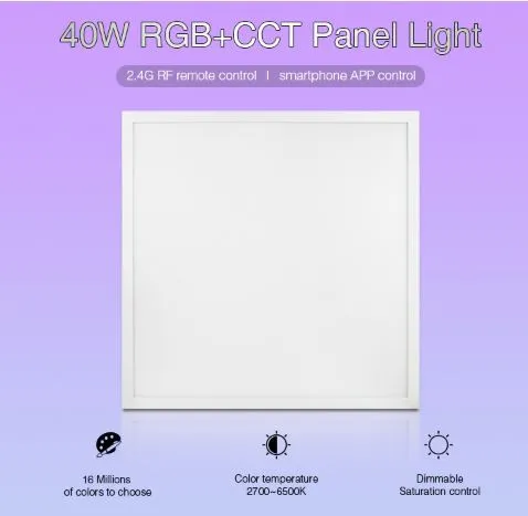 MiBoxer FUTL01 LED Panel 600*600 40W RGB-WW (RGB-CCT) MiBoxer FUTL01 LED Panel 600*600 40W RGB-WW (RGB-CCT)