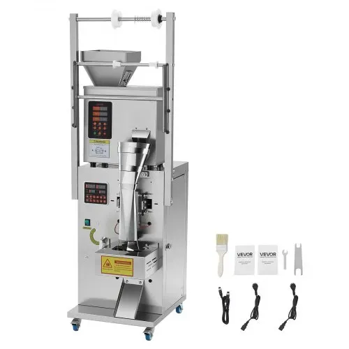 VEVOR Pulververpackungsfüllmaschine Vollautomatische Abfüllmaschine 3-200g, Intelligentes Wiegen Abfüllen & Abpacken, Edelstahl, Bodenaufstellung, Ideal für Nüsse Samen Tee Kaffeebohnen Getreide Mehl – Bild 8