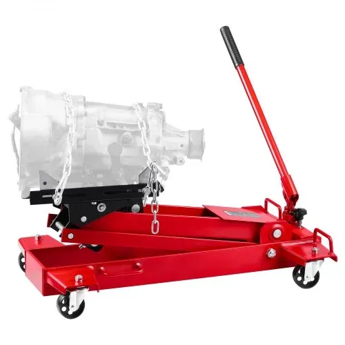 VEVOR Wagenheber mit niedrigem Profil 1 T, hydraulischer Rangierwagenheber mit 18,5–70 cm Hubhöhe & flexiblen 360°-Schwenkrädern, Hochleistungs-Hebebühne für Garage / Werkstatt Rot – Bild 9