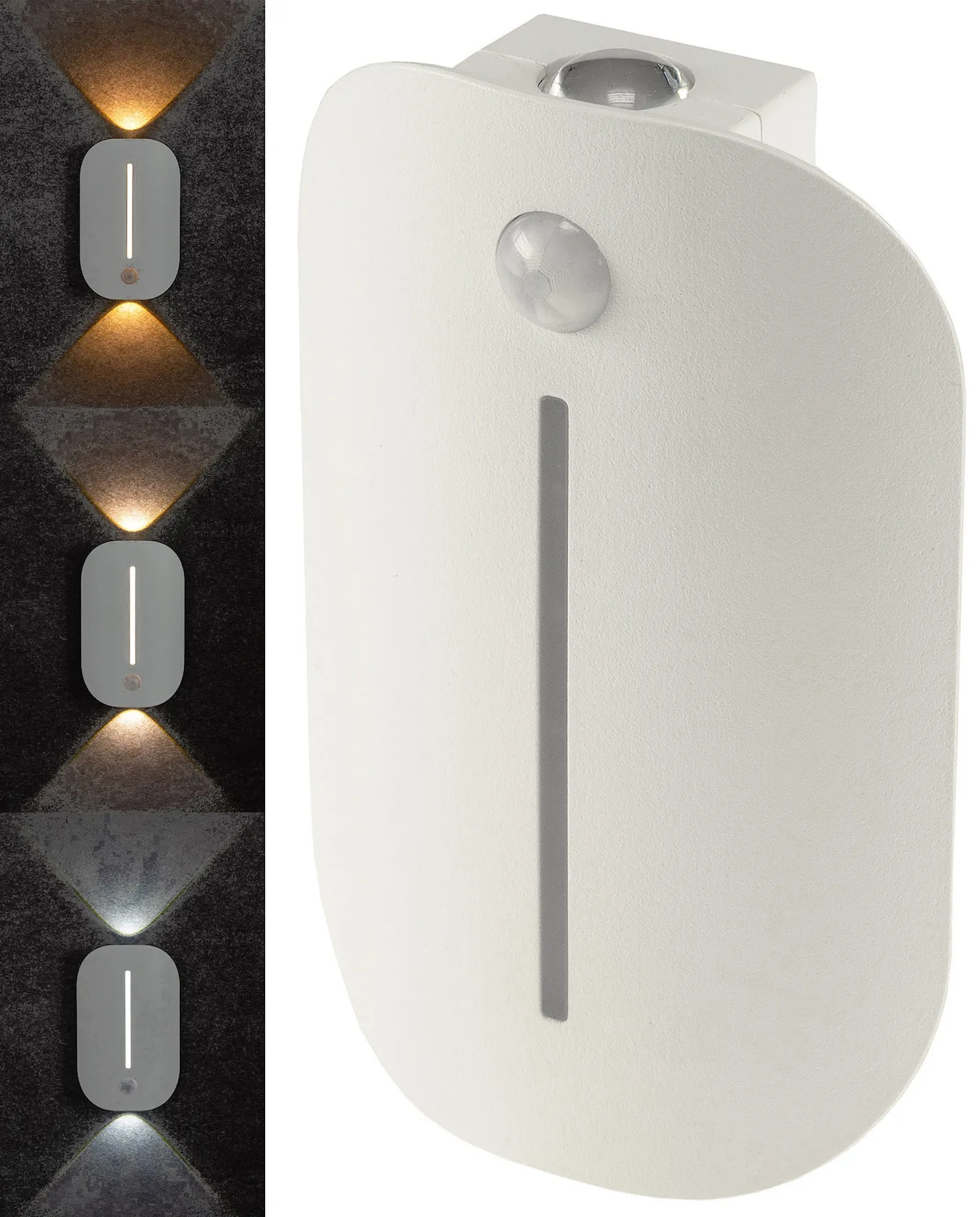 Wandleuchte mit Bewegungsmelder CT-WLA 120° Erfassung, Akkubetrieb, USB-C Wandleuchte mit Bewegungsmelder CT-WLA 120° Erfassung, Akkubetrieb, USB-C