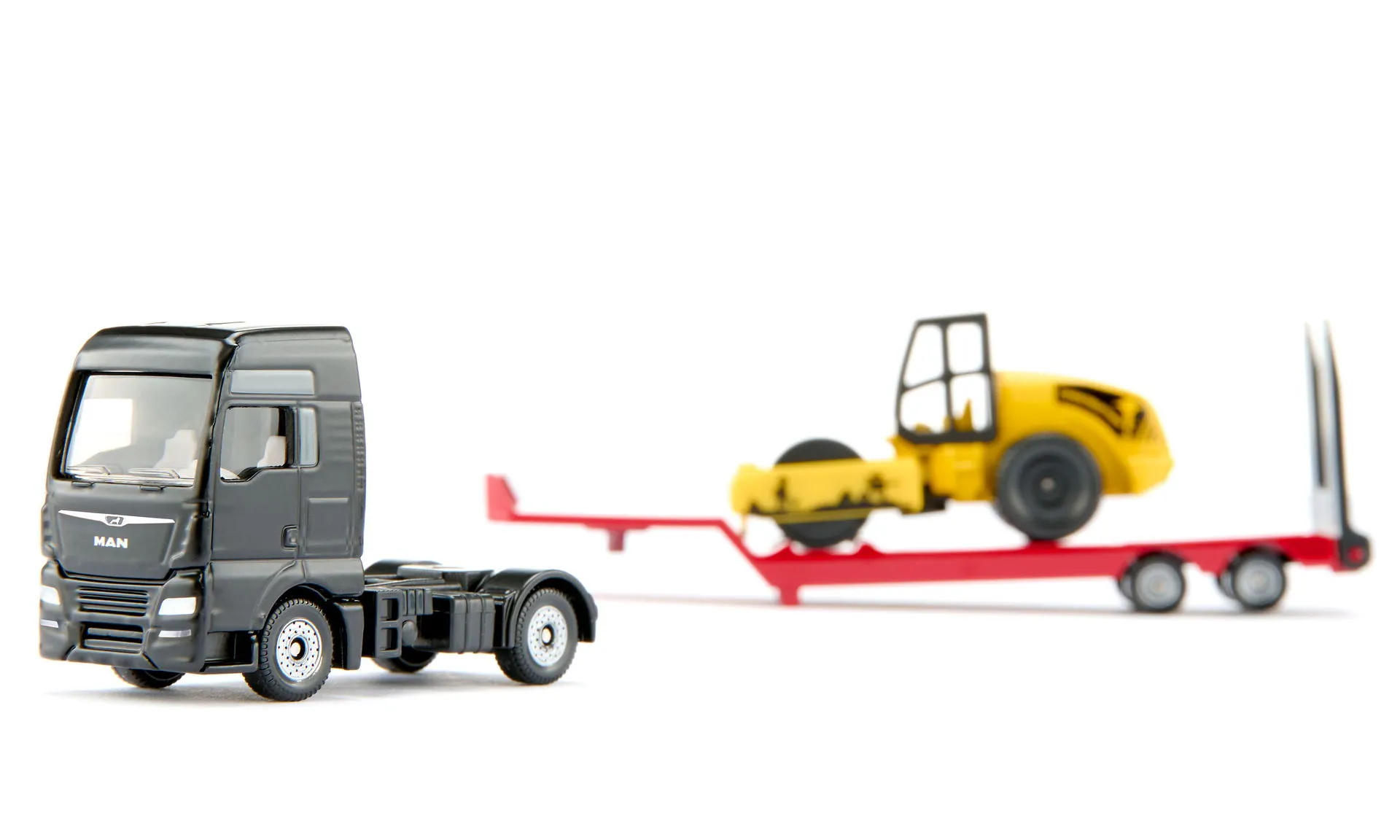 Siku MAN Lkw mit Straßenwalze – Bild 7