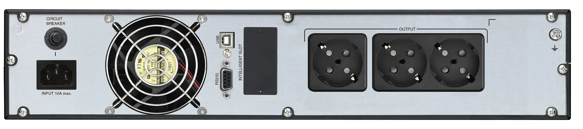 FSP Champ Rack 2K Unterbrechungsfreie Stromversorgung (USV) Doppelwandler (Online) 2 kVA 1800 W 3 AC-Ausgänge – Bild 2