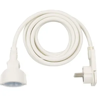Verlängerungskabel, 1x Winkel-Flachstecker Verlängerungskabel, 1x Winkel-Flachstecker