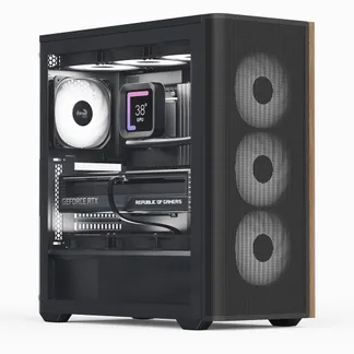 Aerocool D501A Midi Tower Schwarz Aerocool D501A Midi Tower Schwarz
