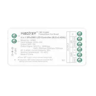 MiBoxer SPIB5 LED Pixel LED Controller SPI-Serie 5 in 1 SPI+DMX (2.4GHz+BLE) MiBoxer SPIB5 LED Pixel LED Controller SPI-Serie 5 in 1 SPI+DMX (2.4GHz+BLE)