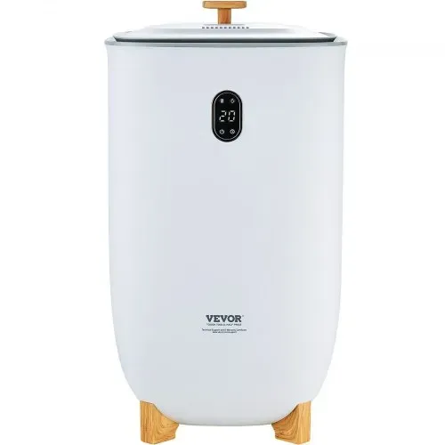 VEVOR 35L großer Handtuchwärmer-Eimer, Handtuchwärmer mit LED-Bildschirm und Trockenfunktion, intelligenter Handtuchwärmer mit einstellbarem Timer für Badezimmer, Bademantel, Decke und Pyjama, automatische Abschaltung, weiß – Bild 10