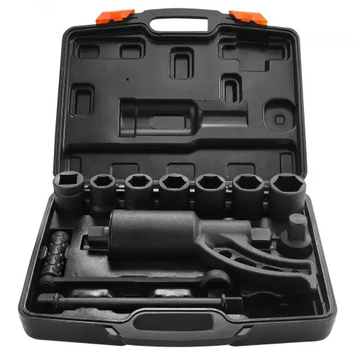 VEVOR Drehmomentvervielfältiger 4800 Nm, Drehmoment Verstärker 1:58, Drehmomentverstärker 25,4 x 25,4 mm, Drehmomentverstärker Radschlüssel Set 21# Quadratisch 24/27/30/32/33/38 mm Kraftschrauber – Bild 10