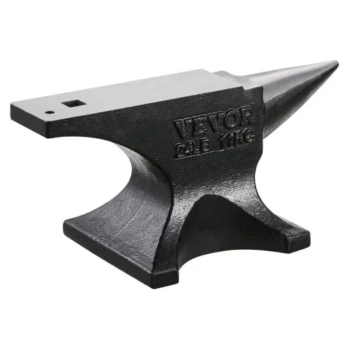 VEVOR Einzelhornamboss schwerer Amboss aus Gussstahl 11,5 kg robuster runder Hornamboss mit hoher Härte & stabiler Basis, Metallbearbeitungswerkzeug zum Biegen Formen Verdrehen von Metall – Bild 9