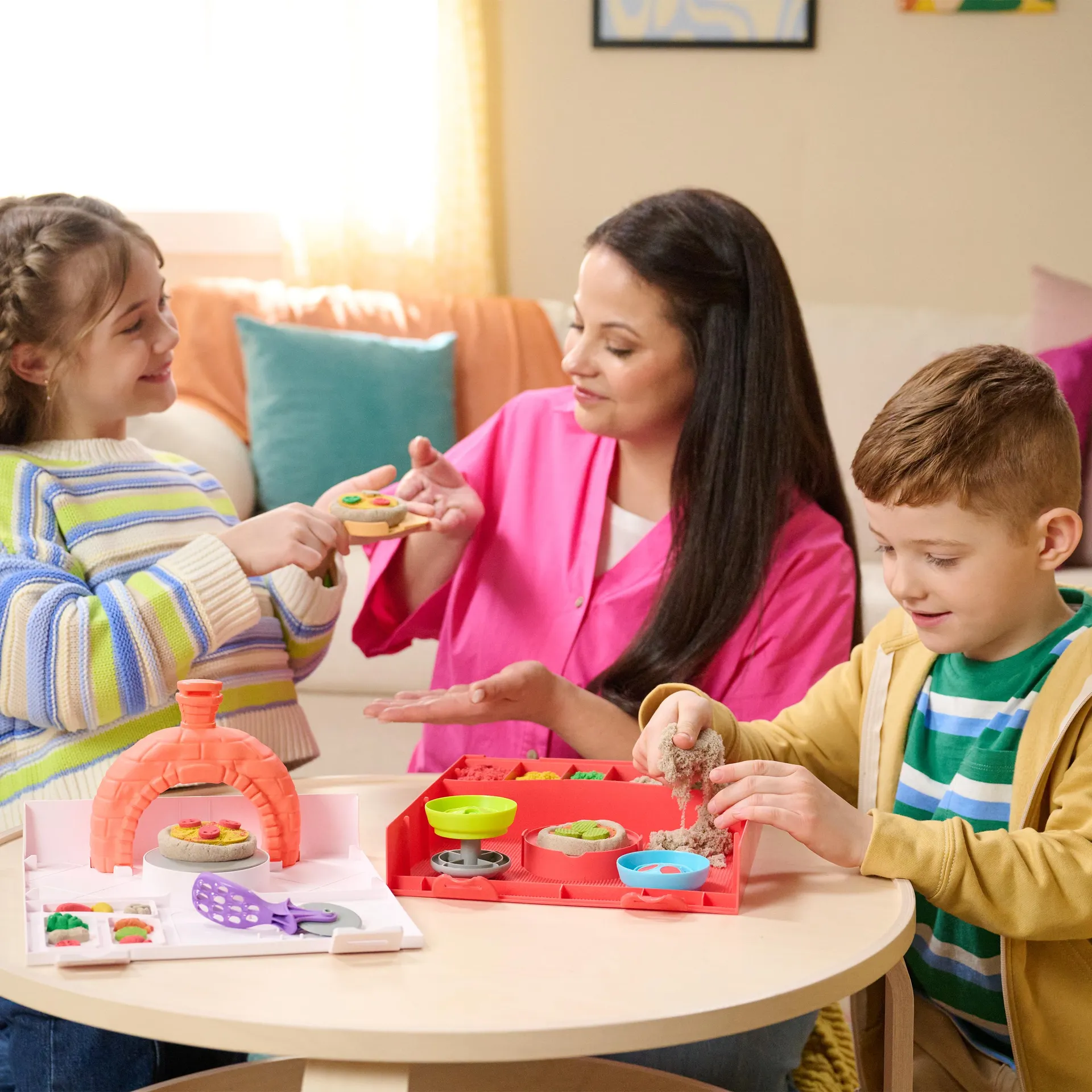 Kinetic Sand Squish Pizza Set – Bild 3