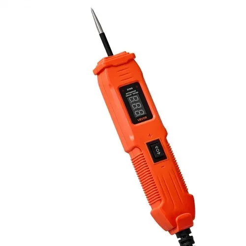VEVOR Kfz Stromkreistester Elektroprüfer mit Stromkreissonde & LED-Bildschirm & Beleuchtung, 6–36 DCV Spannungsprüfer mit 4 m Kabel & ABS-Gehäuse, elektrischer Detektorfinder Stromkreisprüfer – Bild 10