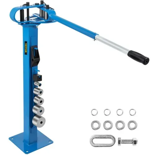 VEVOR Biegen Presser Bender Rohr Stahl, 111,76 cm Teleskopgriff Rohrbiegemaschine, 5/16 x 1-1/4 Zoll und 1/4 x 1-15/16 Zoll Flussstahlkapazität Rohrbiegegerät, Rohrbieger Set mit 7 Formen und 3 Ring VEVOR Biegen Presser Bender Rohr Stahl, 111,76 cm Teleskopgriff Rohrbiegemaschine, 5/16 x 1-1/4 Zoll und 1/4 x 1-15/16 Zoll Flussstahlkapazität Rohrbiegegerät, Rohrbieger Set mit 7 Formen und 3 Ring