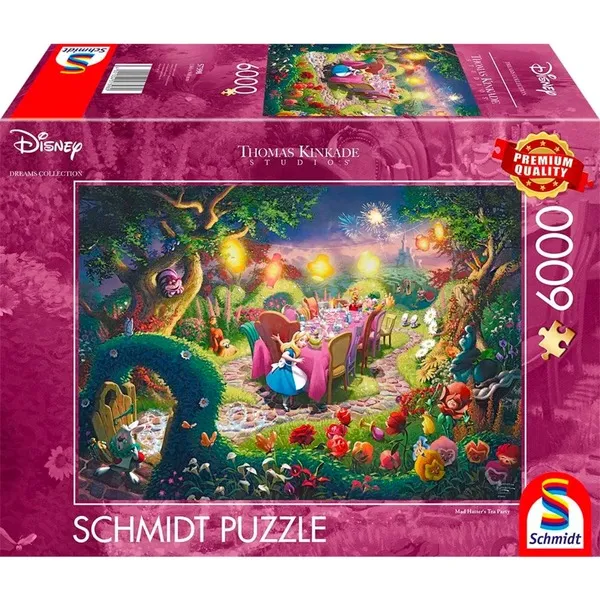 Thomas Kinkade Studios: Disney Dreams Collection – Alice in Wonderland, Mad Hatter’s Tea Party, Puzzle Thomas Kinkade Studios: Disney Dreams Collection – Alice in Wonderland, Mad Hatter’s Tea Party, Puzzle