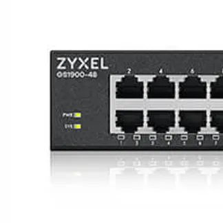 Zyxel GS1900-48HPv2 Managed L2 Gigabit Ethernet (10/100/1000) Power over Ethernet (PoE) Schwarz Zyxel GS1900-48HPv2 Managed L2 Gigabit Ethernet (10/100/1000) Power over Ethernet (PoE) Schwarz