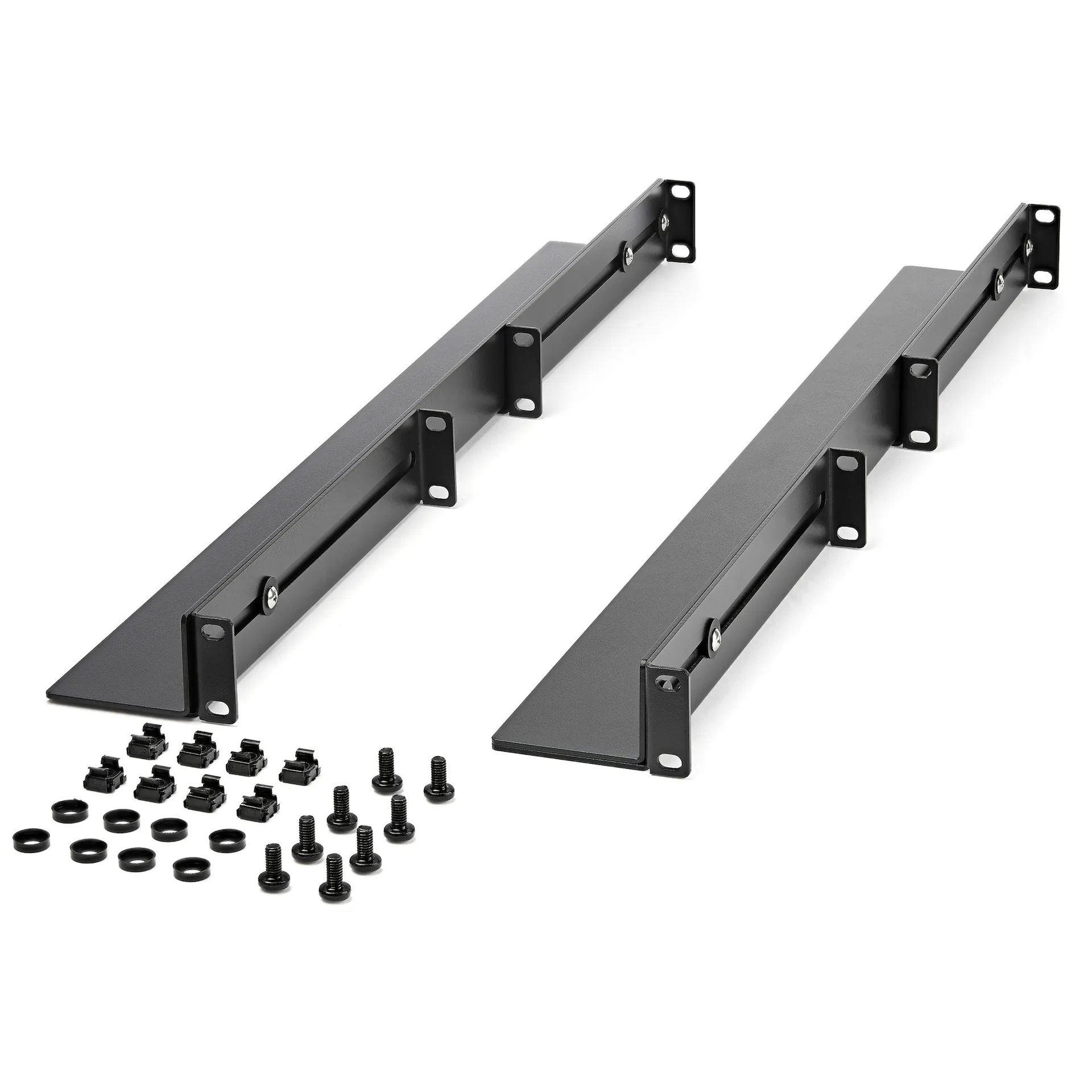 StarTech.com 1HE 19 Zoll Server Rack Schienen - 60,9-91cm Einstellbare Tiefe - Universelle 4 Pfosten Rack Schienen - Netzwerk Geräte/Server/UPS Schienen für HPE ProLiant Dell PowerEdge – Bild 5