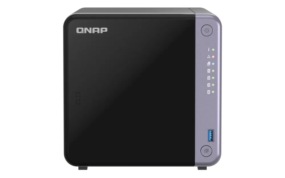 QNAP TS-432X-4G NAS & Speicherserver Tower Alpine Alpine AL-524 4 GB DDR4 QNAP QTS Schwarz – Bild 2