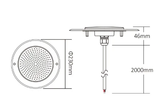 MiBoxer PLC-WP3 LED PLC Serie Wall mounted Pool Light 18W RGB+CCT – Bild 3