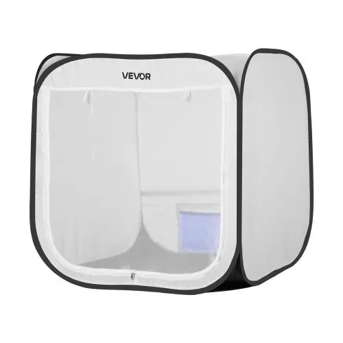 VEVOR tragbares Lackierkabinenzelt (72x72,5x5 cm Arbeitsbereich) Pop-Up-Sprühfarbenzelt für Sprühmalerei, wasserfeste Farbkabine für kleine Modelle Skulpturen Vasen Bilderrahmen Pop-Up-Design – Bild 9