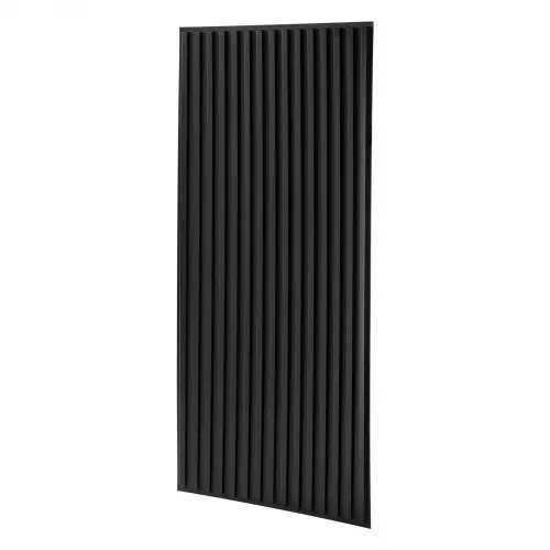 VEVOR 12 Stk. Deckenpaneele PVC-Deckenplatten Linear 605x1215mm Schwarz, 3D-Lamellen-Design, Brandschutz, Stoßfest, Zuschneidbar, Für Abgehängte Decke Geeignet, Moderne Innendekoration für Heim Büro – Bild 9