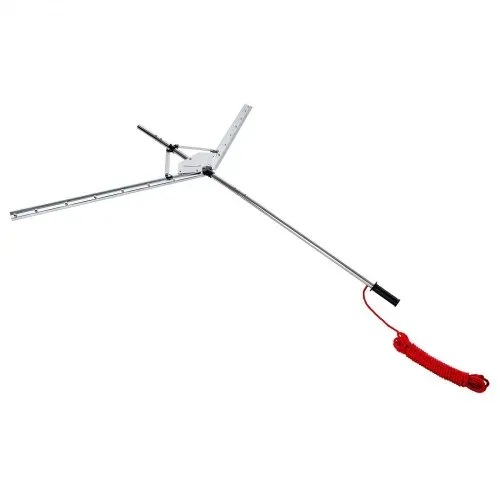 VEVOR Teichrechen, Wasser Unkrautrechen mit 157 cm max. Schnittbreite, Stahlklingen, See-Unkrautschneider mit 9 m Nylonseil, Seerechen zum Entfernen von Rohrkolben, Schilf, Seerosenblätter – Bild 9