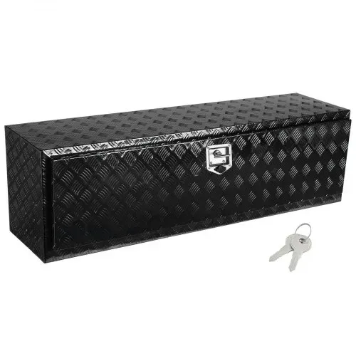 VEVOR Truckbox Werkzeugbox, Unterboden-Anhängerbox, Werkzeugkasten 1524 x 432 x 457 mm Pickup-Aufbewahrungsbox, Aluminiumlegierung, 50 kg belastbarer Werkzeugkasten, abschließbare Aufbewahrungsbox – Bild 8