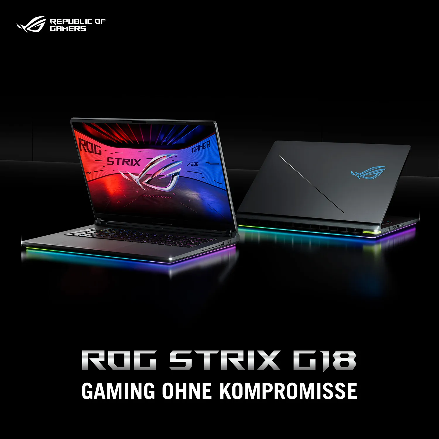 ASUS ROG Strix G18 G815LW-S9134W Intel Core Ultra 9 275HX Laptop 45,7 cm (18") WQXGA 32 GB DDR5-SDRAM 2 TB SSD NVIDIA GeForce RTX 5080 Wi-Fi 7 (802.11be) Windows 11 Home Deutsch Grün, Grau – Bild 6