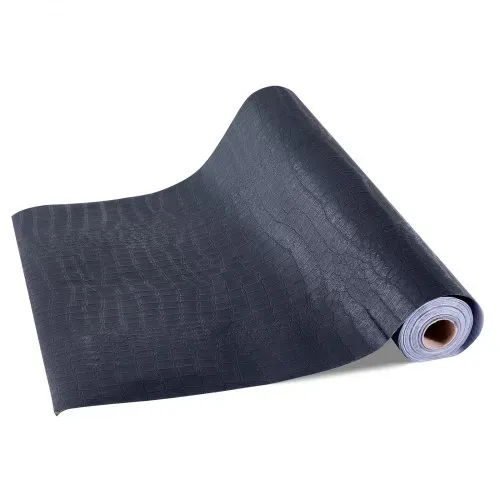 VEVOR Tapete selbstklebend, 40 cm x 10 m, Wandtapete, Klebefolie mit rissiger Struktur, Möbelfolie, Möbelaufkleber, dekorative Vinylrolle für Schlafzimmer, Küche, Büro, Badezimmer, Schwarz – Bild 9