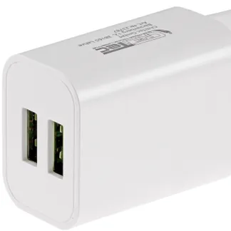 Stecker-Netzteil mit USB „CTN-0520 Duo“ Aus 5V=, 2×1/1x2A, 10W Stecker-Netzteil mit USB „CTN-0520 Duo“ Aus 5V=, 2×1/1x2A, 10W