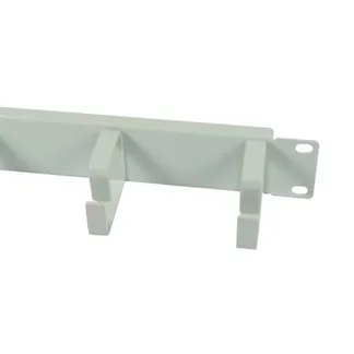 ALLNET 10″zbh. Kabelführungsplatte, 1HE, Metall mit 3 Bügel, Lichtgrau, ALLNET 10″zbh. Kabelführungsplatte, 1HE, Metall mit 3 Bügel, Lichtgrau,