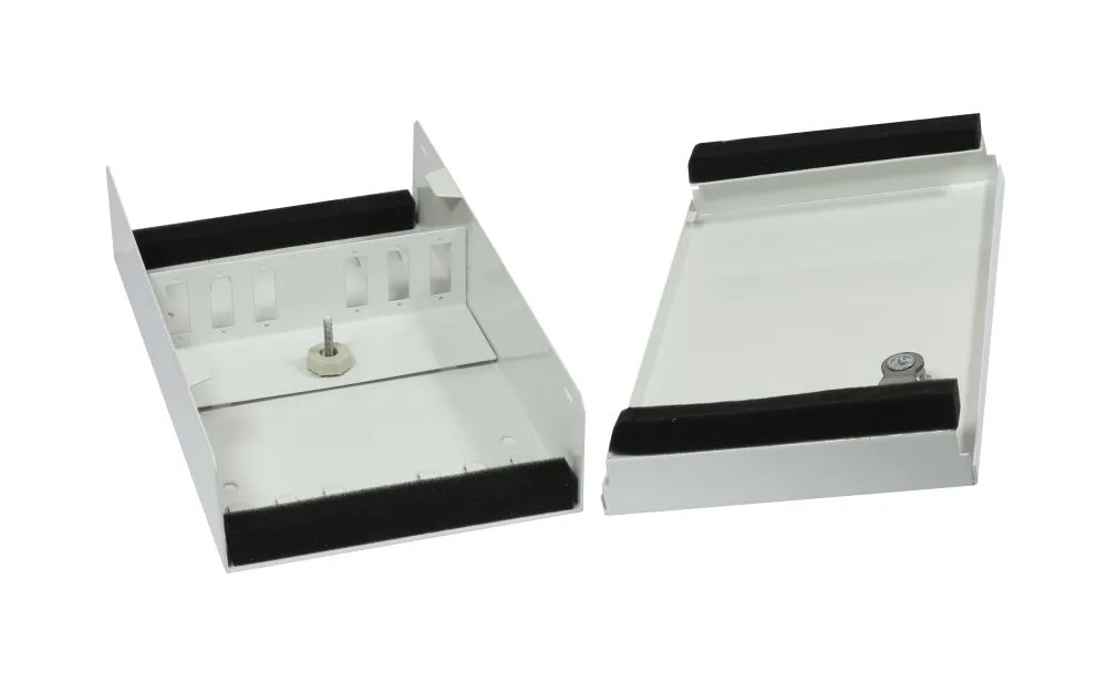 LWL-Wandverteiler Mini(Aufputz), für LC/SC, B150/H265/T55mm, ohne Kupplungen/Spleißkassette, weiss, Synergy 21, – Bild 5