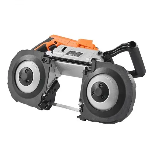 VEVOR 20V Akku Bandsäge, 127x115mm Schnitttiefe, Metallbandsäge, kabelloses & kompaktes Portaband, Aufhängehaken, 0–120 m/min variable Drehzahl, zum Schneiden von Metall, Holz (nur Werkzeug) – Bild 10