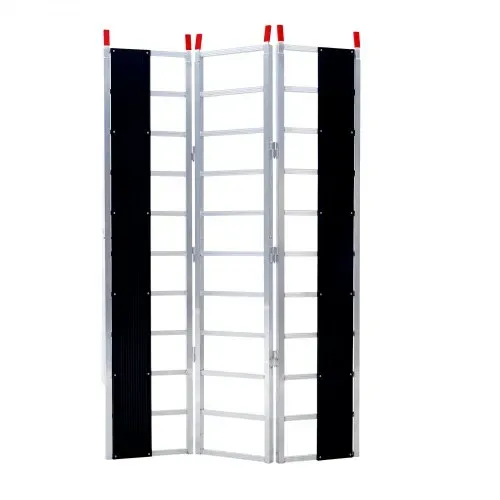 VEVOR Auffahrrampe, Verladerampe, Autorampe 680 kg, extra breite Verladeschiene, Auto Laderampe 2160 x 1375 mm, Dreifach faltbare Rampe, für Motorrad, Anhänger, ATV, UTV, Gartentraktor, Rasenmäher – Bild 9