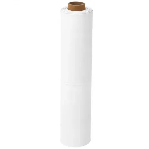 VEVOR Polyethylenfolie 3,05x15,24m Gartenfolie 0,3mm Schwarz/Weiß, Kunststoffrolle für Gartenarbeit Abdeckplane Malerplane Abdeckfolie für Kriechkeller Dampfsperre Unkrautbekämpfung – Bild 9