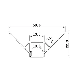 Synergy 21 LED U-Profil 200cm, ALU070-R Rigips Eckprofil Synergy 21 LED U-Profil 200cm, ALU070-R Rigips Eckprofil
