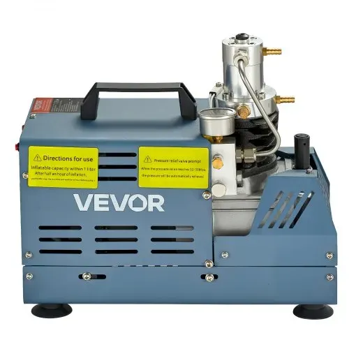 VEVOR Hochdruckkompressor, 4500PSI/30MPA/300BAR Hochdruck-Luftkompressor, 1800W 220V Manueller Stopp Luftgewehrkompressor Geeignet für Paintball-Luftgewehr, PCP-Gewehr, Luftpistole, Tauchflasche – Bild 9